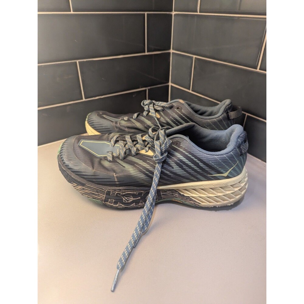 Size 9.5 D- Hoka One One Speedgoat 4 Wide Blue - 1106529-PBLG